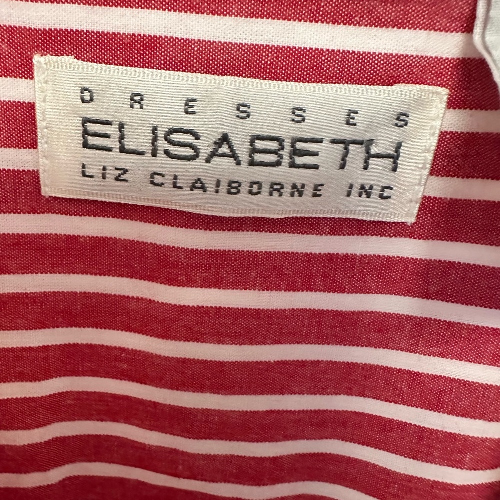 Liz Claiborne Red and White Striped Jumpsuit Romper - Picture 8 of 8